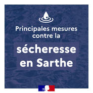 Arrêté sécheresse en Sarthe