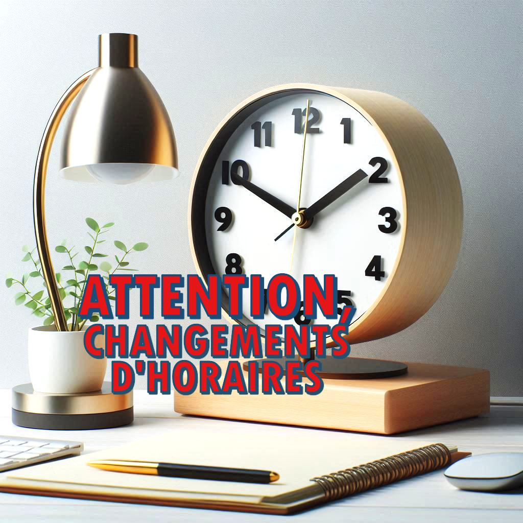 Changements d'horaires de la mairie