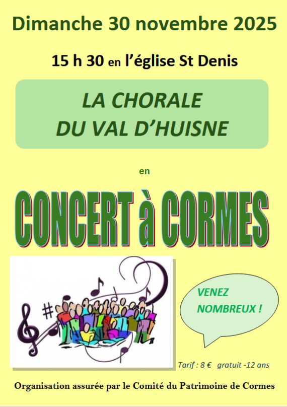 Concert à Cormes