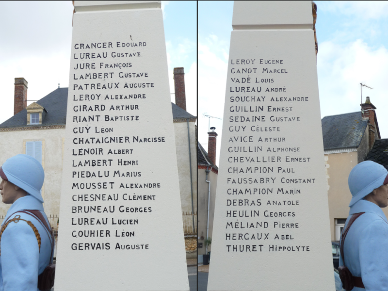 Les corméens morts pour la France en 1914