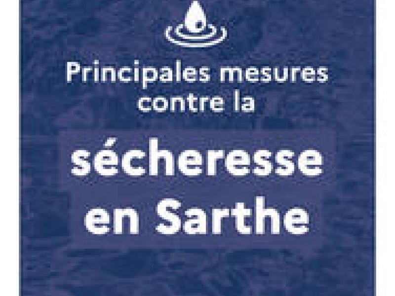 Arrêté sécheresse en Sarthe
