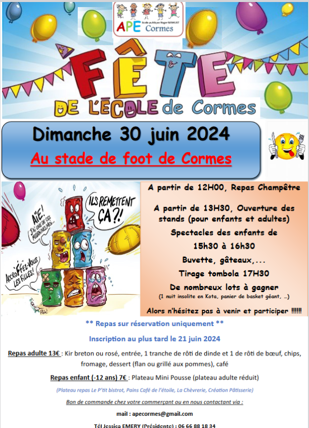 Kermesse de l'école